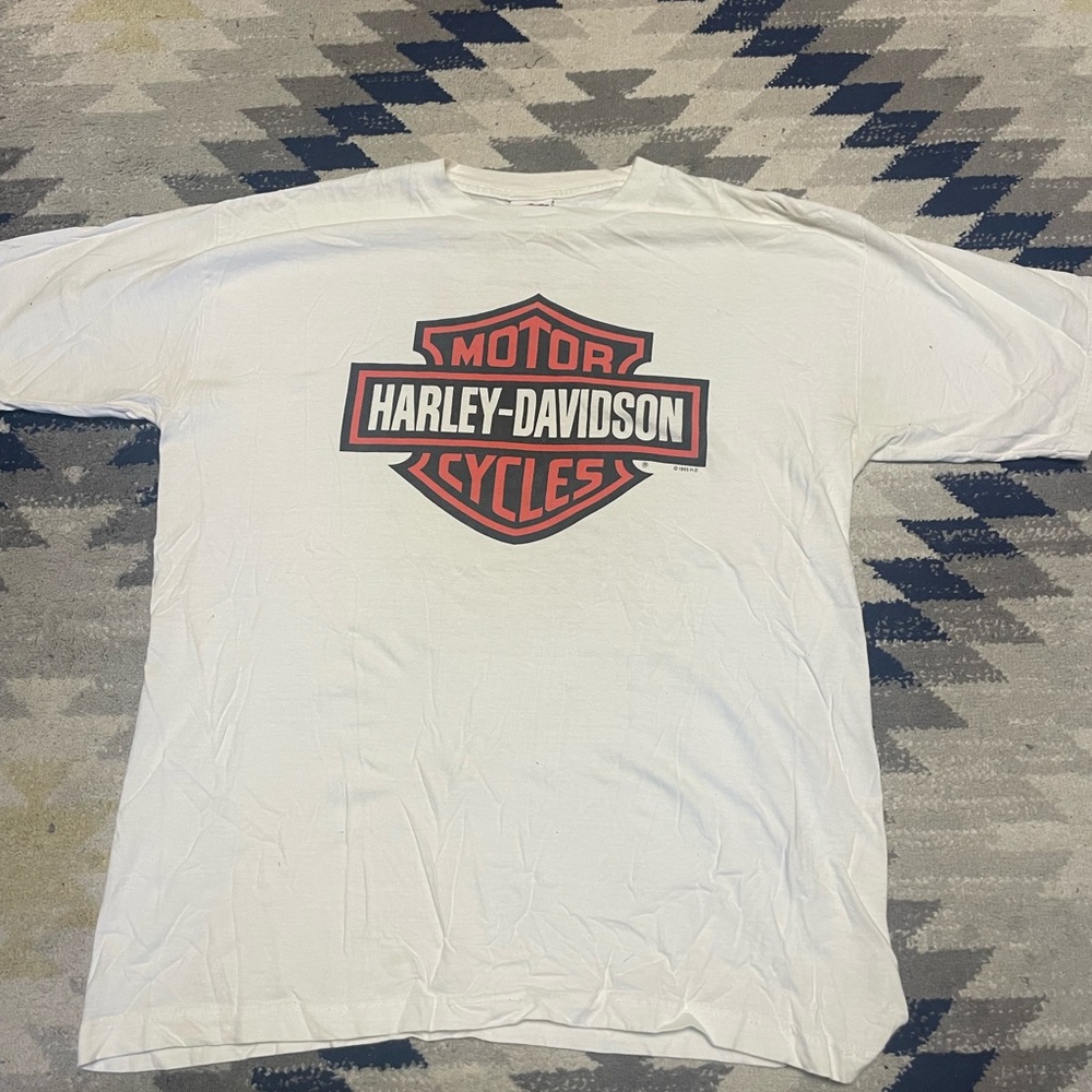 Vintage Harley-Davidson White T-Shirt Men’s XL